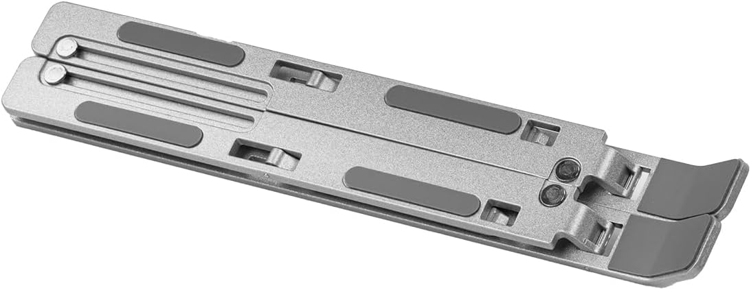my wall Faltbarer Laptop Ständer HT49L Laptop Ständer für 11"-15" (28-38 cm) Laptops, Laptop Zubehör mit Transporttasche, 7-stufig Einstellbarer Winkel, Belastbar bis 5 kg