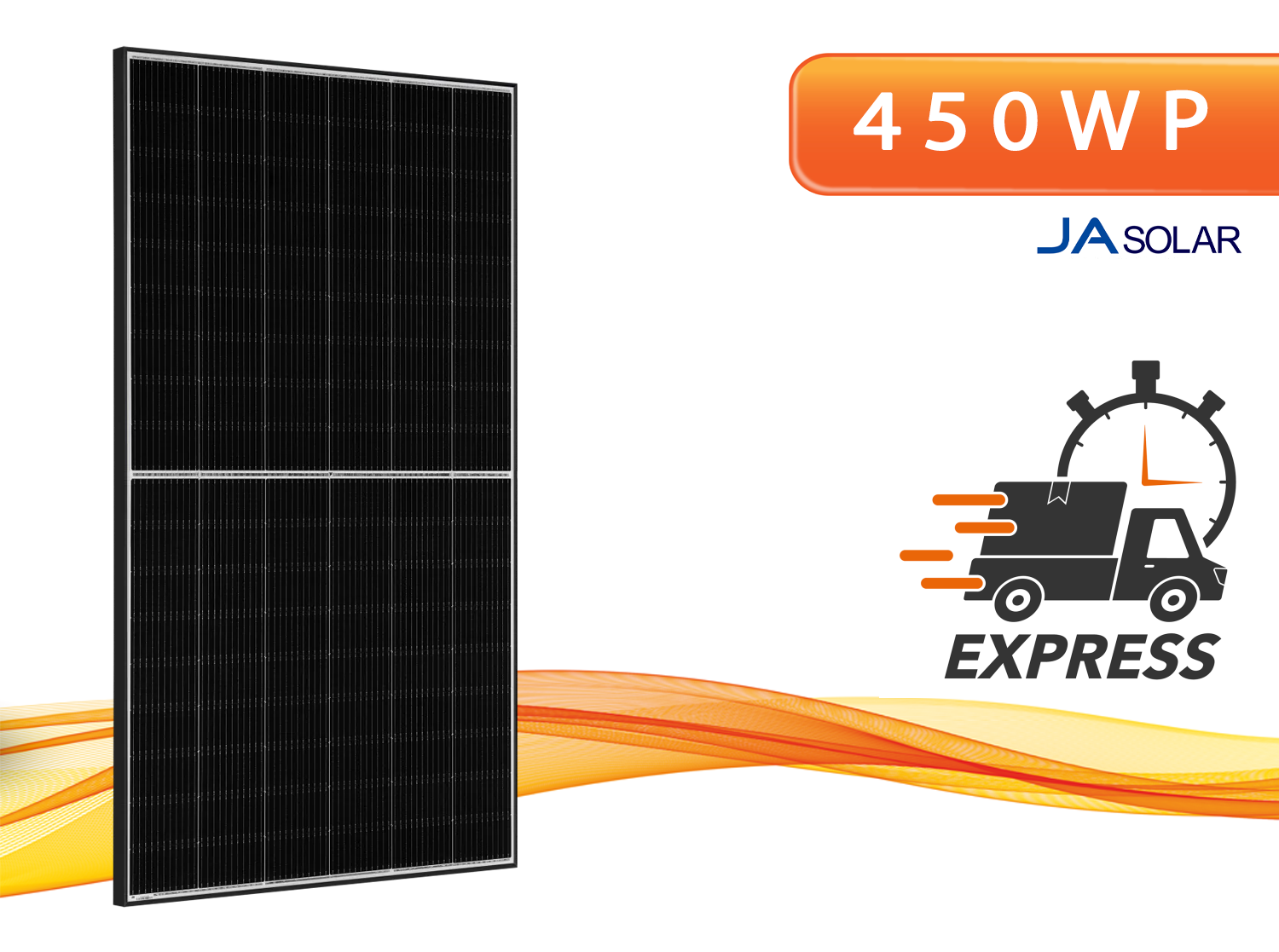 JA Solar JAM54D40-LB / 450Wp Bifazial Glas-Glas Black Frame