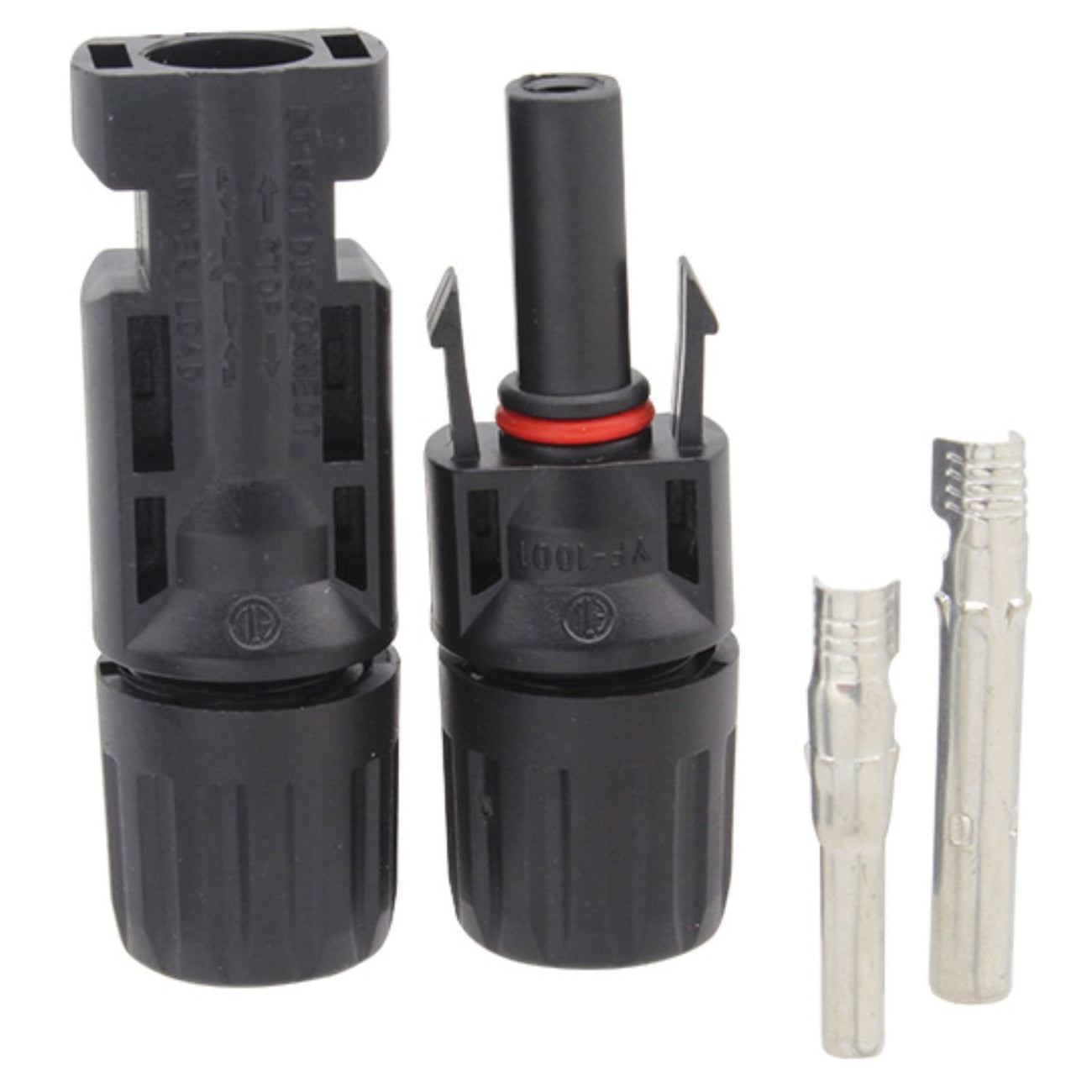 1 Paar Solarstecker, IP68 Stecker Solarpanel Stecker Männlich/Weiblich Solarpanel Kabelstecker, Solar Verbinder, Photovoltaik Steckverbinder für 2.5/4/6 mm² Solarpanel PV