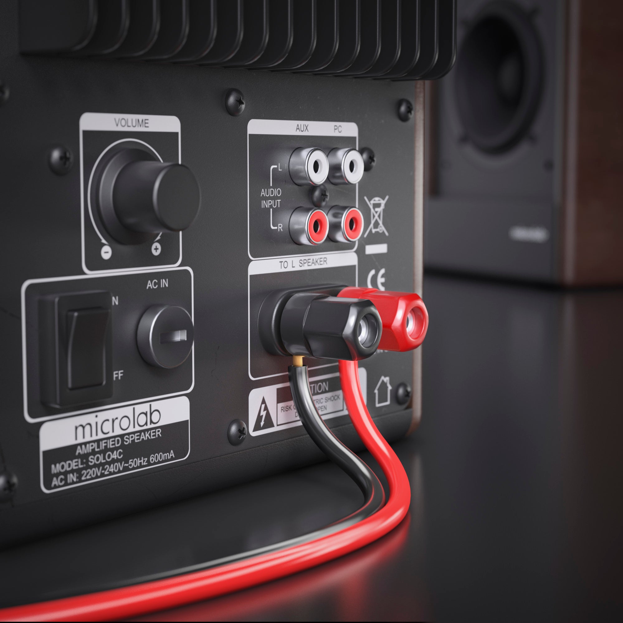 10m 2x0,75mm² Lautsprecherkabel CCA I Boxenkabel isoliert rot / schwarz mit Polaritätskennzeichnung I LS-Kabel als Meterware für Stereoanlage etc.
