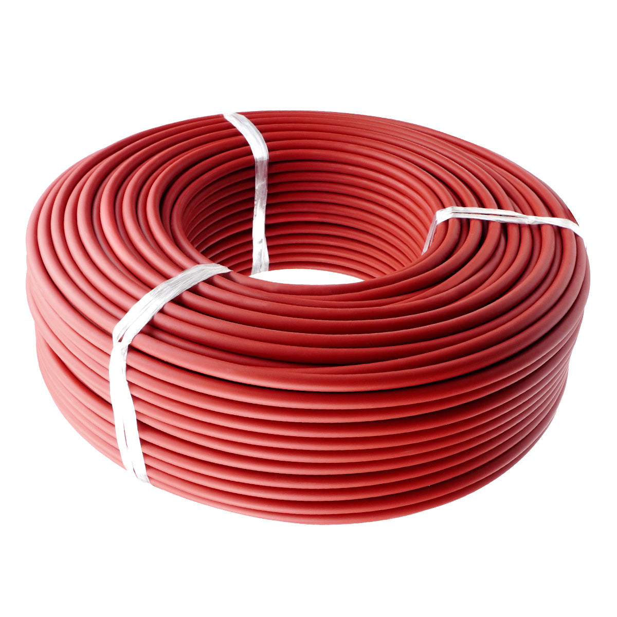 Solarkabel 6mm² H1Z2Z2-K Rot - 50m - UV-beständig, flexibel, Photovoltaik Kabel, PV Kabel, Solar Anschlusskabel für Solarpanel, Wechselrichter & Laderegler - langlebig