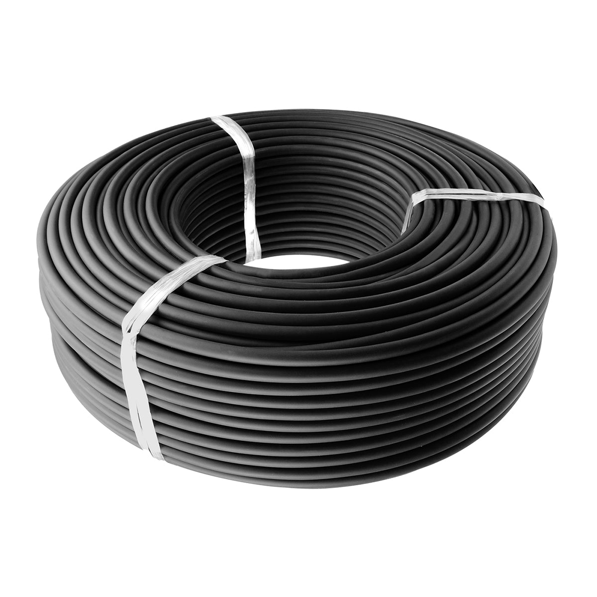 Solarkabel 6mm² H1Z2Z2-K Schwarz - 50m - UV-beständig, flexibel, Photovoltaik Kabel, PV Kabel, Solar Anschlusskabel für Solarpanel, Wechselrichter & Laderegler - langlebig
