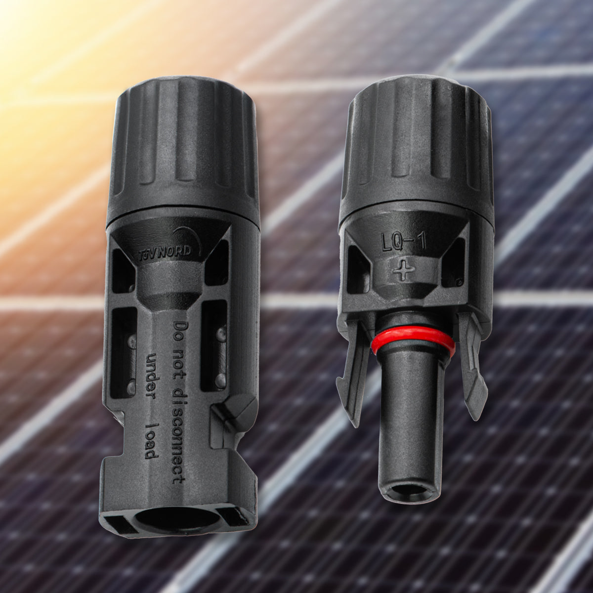 PV Solarstecker für MC4 Stecker Solarkabel 6mm² 4mm² Buchse Kupplung Verbinder