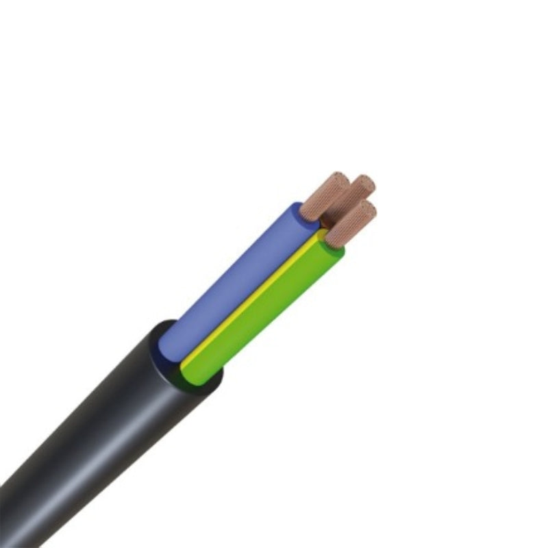 50m Starkstromkabel H07RN-F 3x2,5mm² | Gummischlauchleitung H07RN-F 3G2,5 RG50m schwarz