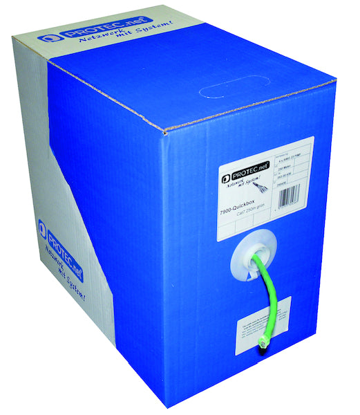 250m PROTEC.net Datenkabel Cca P7900-1 SX 4P23 Cat7 1000MHZ QBox